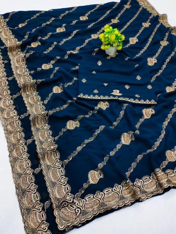 GEORGETTE BLOOMING SAREE