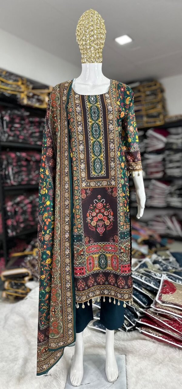 Kurti-Pant-Dupatta-With-Original-Kodi-Lace