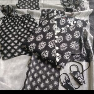 Reyon Kurti & Pant with Dupatta -Cotton