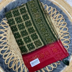 Saree Bandhani Desigen6