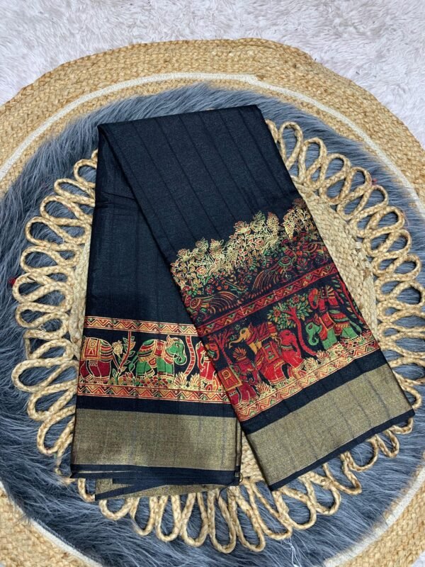 Silk Saree With Grand Pallu