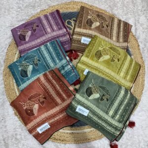 Saree With DMC Work