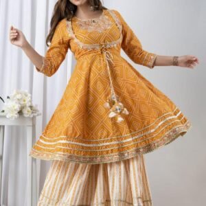 Suit With Sharara