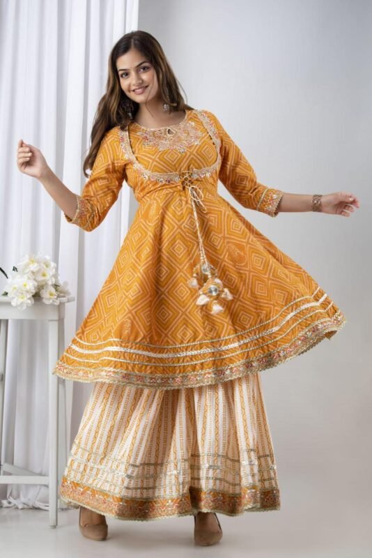Suit With Sharara