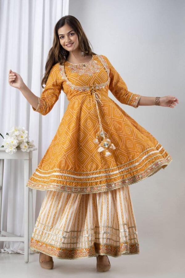 Suit With Sharara