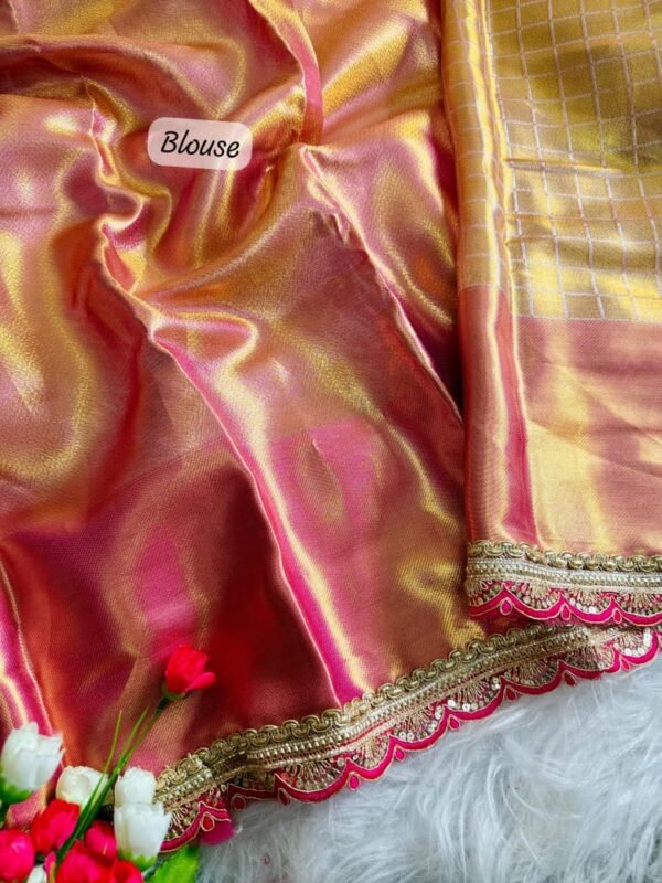 Tissu Silk Saree - Image 3