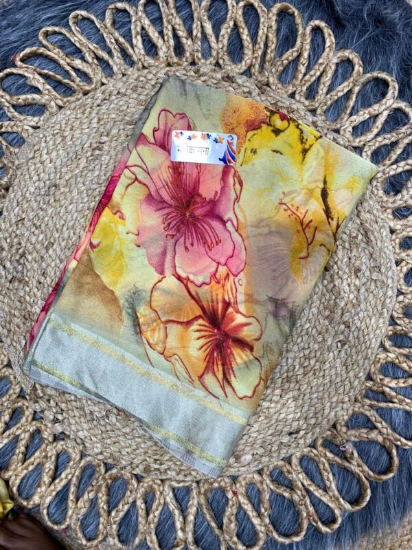 Charming Muskan Patta Saree - Image 3