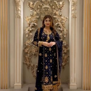 3 Pc's Kurti Plazzo Set multi colours