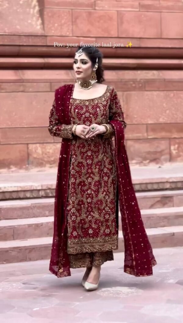 3 Piece Fancy Kurti Set - Image 4