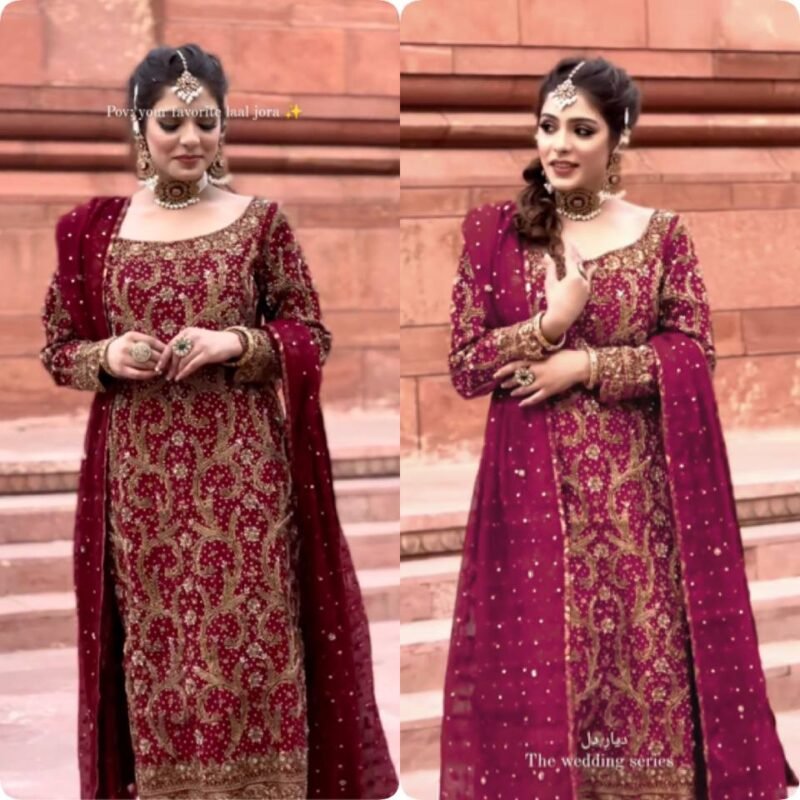 3Pc's Kurti Plazzo Set Mairoon