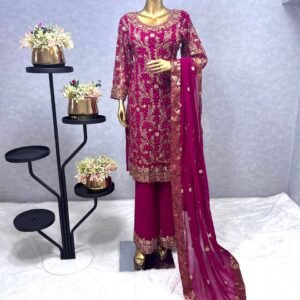 3Pc's Kurti Plazzo Set