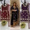 3 Pc's Kurti Plazzo Set multi colours
