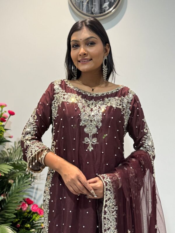 Top-Bottom And Dupatta Set - Image 3
