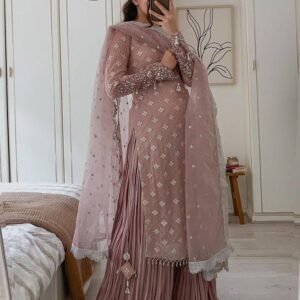 Embroidered Palazzo Top