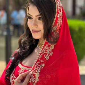 Embroidered Suit & Sharara