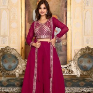 Festival Shrug & Palazzo With choli