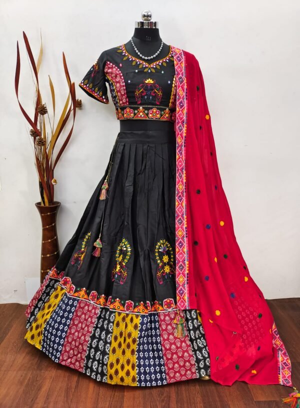 Prited Lahenga Choli With Dupatta