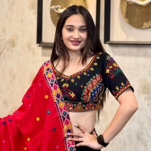 Prited Lahenga Choli With Dupatta