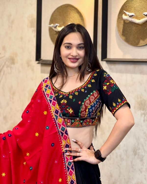 Prited Lahenga Choli With Dupatta