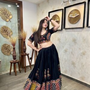 Prited Lahenga Choli With Dupatta