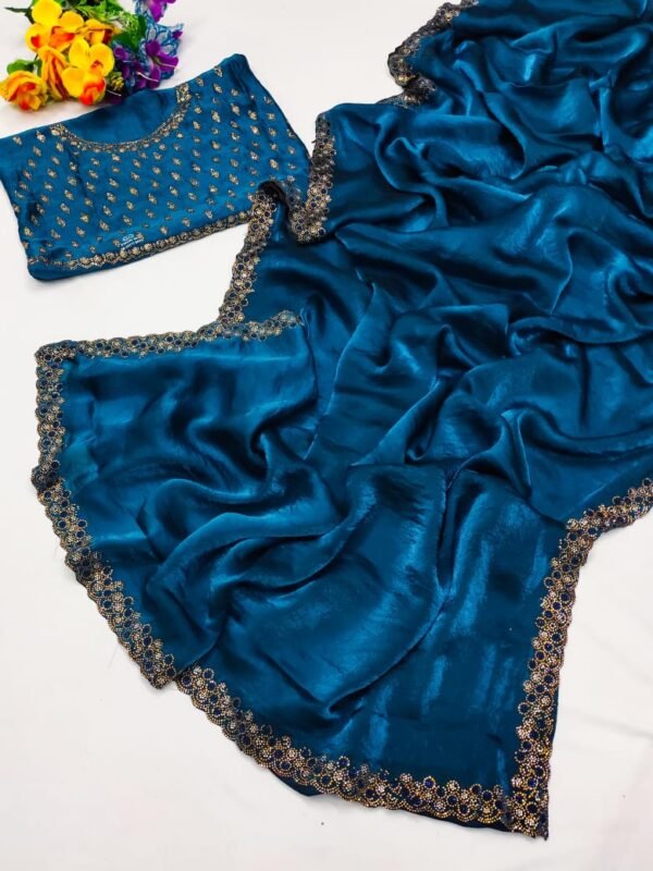 Premium Satin Saree B