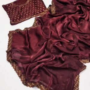 Premium Satin Saree C