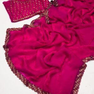 Premium Satin Saree R