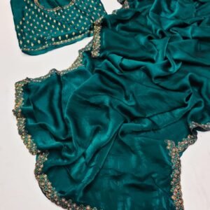 Premium Satin Saree B