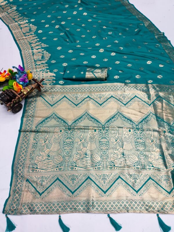 Premium Soft Silk Green