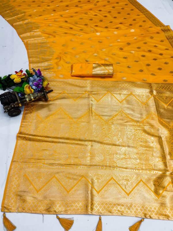 Premium Soft Silk Yellow