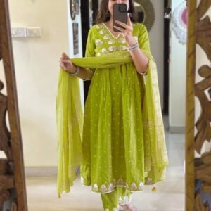 Pure fine Cotton fabric Kurti with Pant Pairot