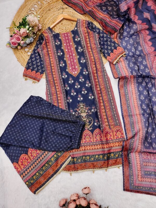Sharara Suits Set with Chanderi Dupatta