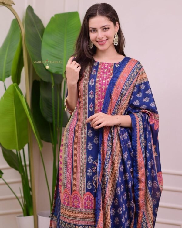 Sharara Suits Set with Chanderi Dupatta