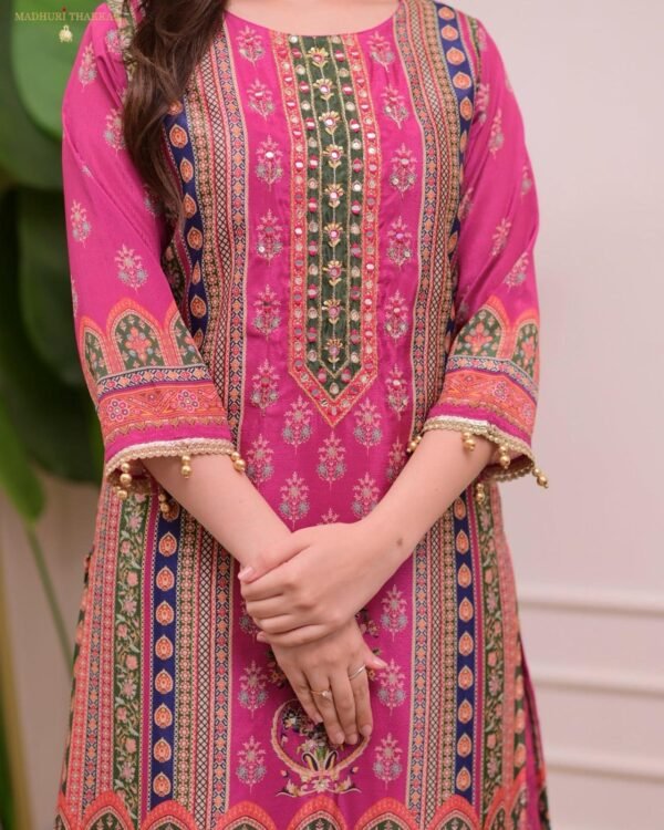 Sharara Suits Set with Chanderi Dupatta