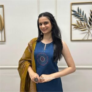 Trendy A Line Kurti Set