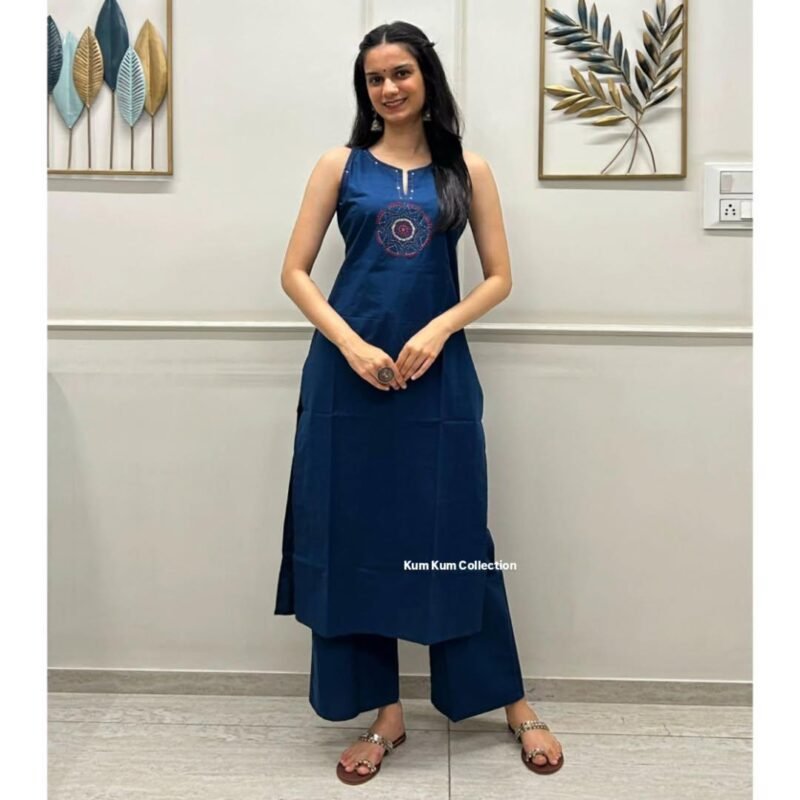 Trendy A Line Kurti Set