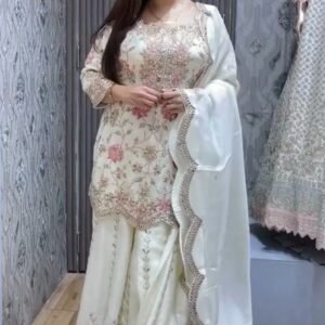 Fancy Kurti with plazzo